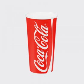 12oz Coca-Cola Cold Drink Paper Cups (100)