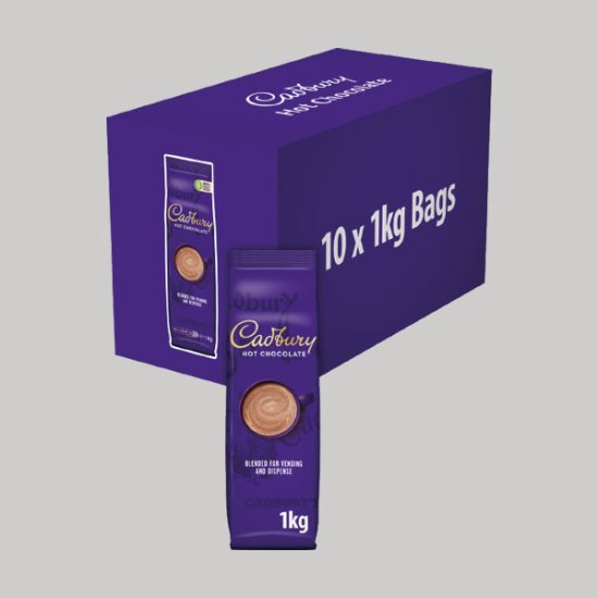 (image for) Cadbury\'s One Choc Hot Chocolate 1kg Bags (10)