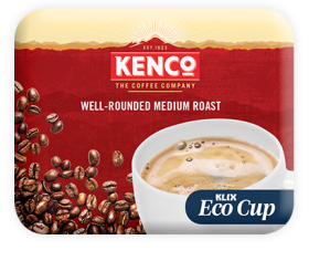 Klix Eco Cup Kenco Smooth White Coffee (460)