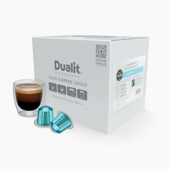 (image for) Dualit Nespresso Compatible Americano Coffee Pods (50)