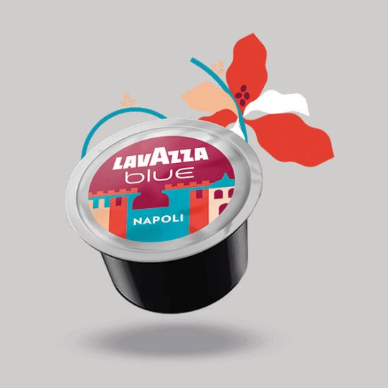 (image for) Lavazza Tales of Italy Napoli Espresso Nespresso Compatible Coffee Pods (100)