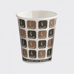 10oz Cafe Mocha Hot Drink Paper Cups (50)