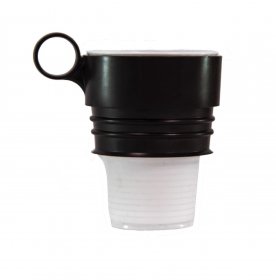 Plastic Brown Cup Holders ( for 7oz Paper & Plastic Cups ) (25)