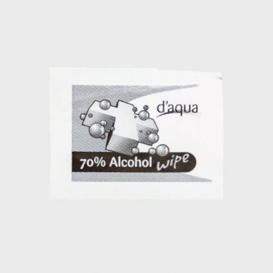 D'Aqua 70% Alcohol Antibacterial Wipes (200)