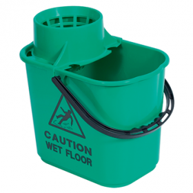 Green Professional Mop Bucket 15 litre
