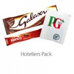 Hoteliers Single Serve Pack inc Tea, Coffee, Biscuits and More..