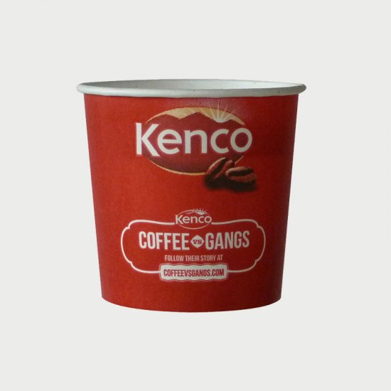 76mm Incup - Kenco Decaffeinated Black (375)