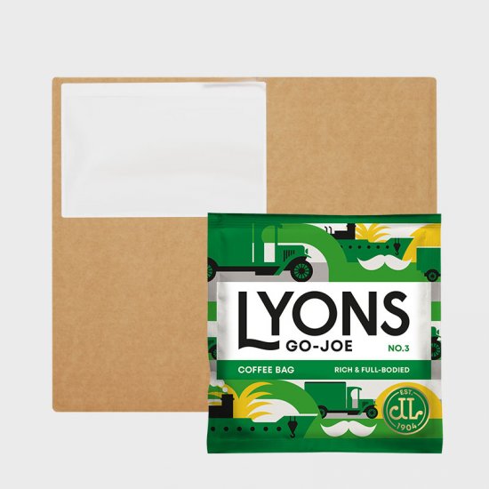 Lyons Coffee Bags No 3 Go Joe (150) Bulk Box - Click Image to Close