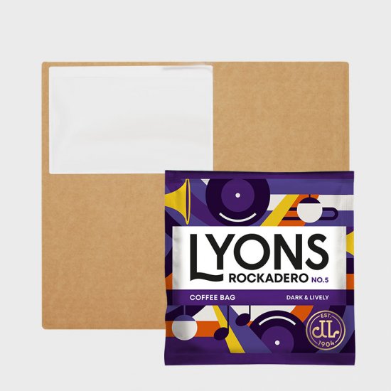 Lyons Coffee Bags No 5 Rockadero 150 (Bulk Box)