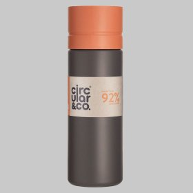 Circular & Co Reusable Water Bottle 21oz - Grey & Orange