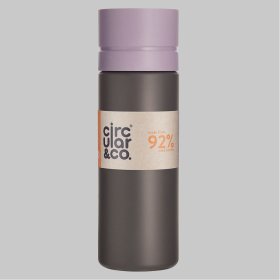 Circular & Co Reusable Water Bottle 21oz - Grey & Purple