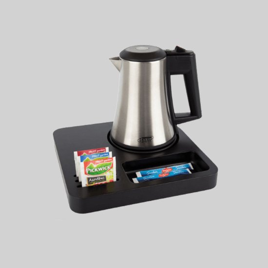 (image for) Slim Hotel / Hospitality Tray Black / Brown