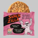Snackzilla Raspberry Soft Baked Oat Cookies (15)