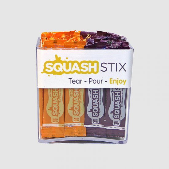 Squash Sticks Cube (50)- Blackcurrant & Apple/Orange & Pineapple