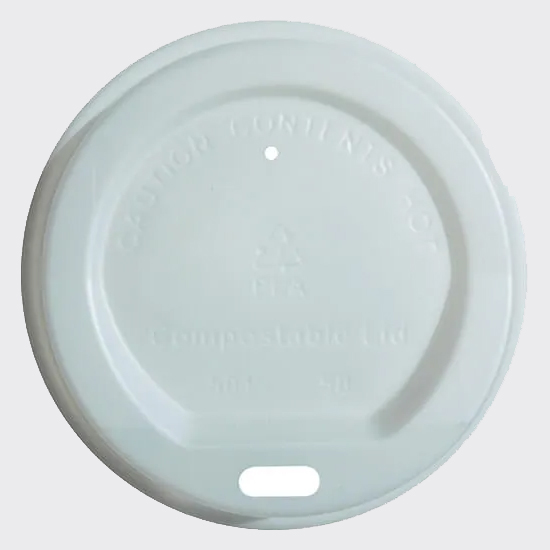 (image for) White Sip-Through Lids for 12oz Edenware/Signature Hot Cups 80mm
