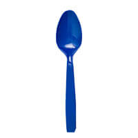 Blue Plastic Spoons (20)