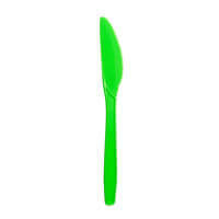 Green Plastic Knives (20)