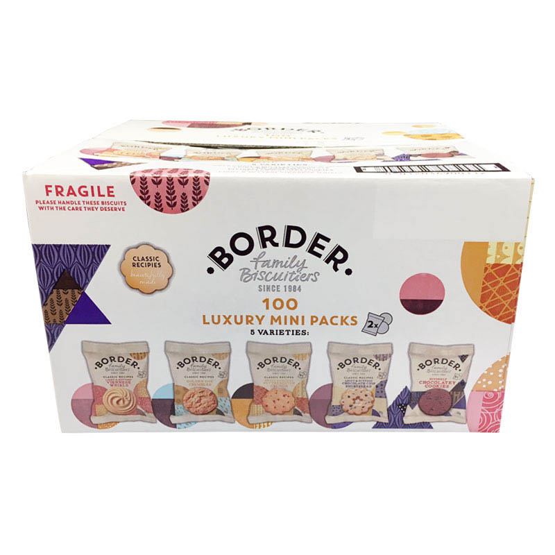 Border Biscuits Handbaked Luxury Minipacks Twin Pack (100) - Click Image to Close