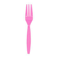 Pink Plastic Forks (20)