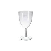 Plastic 125/175ml Marked Stem Wine Glasses (8)